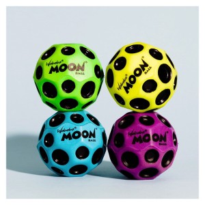 Waboba Moon, mingiuta galactica, albastru, culoare: Multicolor, dimensiune: 6x6x6 cm – fotografie produs