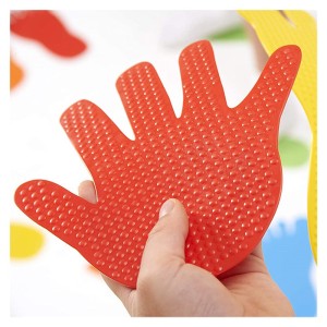 Amprente de maini, set 12 bucati, culoare: Multicolor, dimensiune: 15x15 cm – fotografie produs