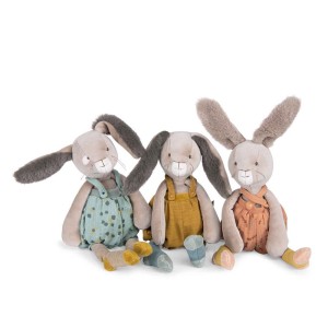 Iepurasul Sage, colectia Petits Lapins, Moulin Roty, culoare: Multicolor, dimensiune: 35 cm – fotografie produs
