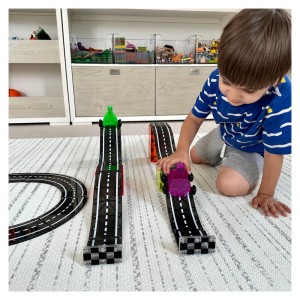 MAGNA-TILES Downhill Duo, set magnetic 40 piese, culoare: Multicolor, dimensiune: 43x30x7 cm – fotografie produs