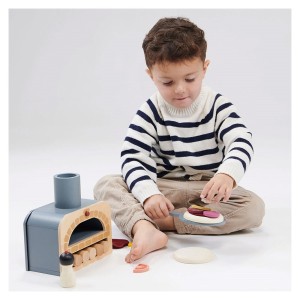 Cuptor pentru pizza cu accesorii, Tender Leaf Toy, culoare: Multicolor, dimensiune: 19x18x10 cm – fotografie produs