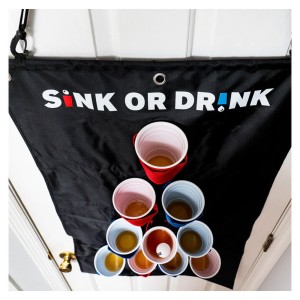 Sink or Drink, joc beer pong suspendabil, culoare: Multicolor, dimensiune: 28x20x11 cm – fotografie produs