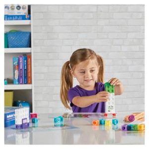 MathLink Cubes, set activitati de la 11 – 20, in limba engleza, culoare: Multicolor, dimensiune: 2 cm – fotografie produs