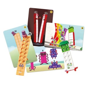 MathLink Cubes, set activitati de la 11 – 20, in limba engleza, culoare: Multicolor, dimensiune: 2 cm – fotografie produs