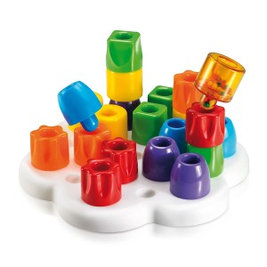 Chunky Peggy, primul meu mozaic, Quercetti, culoare: Multicolor, dimensiune: 34x29x7 cm – fotografie produs