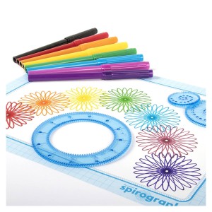 Spirograph Design, set creativ de desen cu sabloane (PMT-SP101)