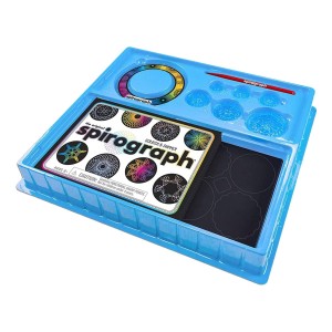 Spirograph Scratch & Glitter, set creativ cu sabloane (PMT-SP203)