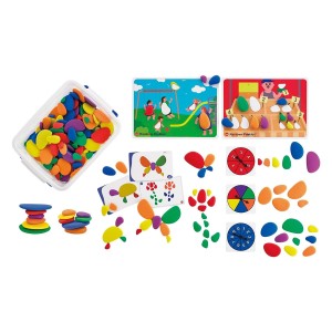 Rainbow Pebbles, Classroom Set, 299 piese, culoare: Multicolor, dimensiune: 39x30x20 cm – fotografie produs