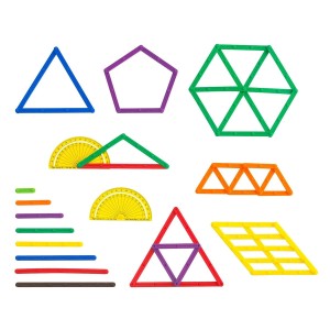 GeoStix, betisoare interconectabile, 82 piese (EDX-21362)