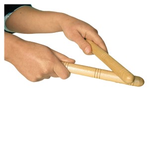 Bete muzicale din lemn, Goki, culoare: Multicolor, dimensiune: 19x2 cm – fotografie produs