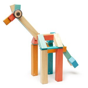 Tegu Sunset, set 42 piese din lemn magnetic, culoare: Multicolor, dimensiune: 36x27x7 cm – fotografie produs