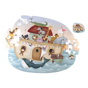 Puzzle mare de podea, Arca lui Noe, culoare: Multicolor, dimensiune: 98x84 cm – fotografie produs