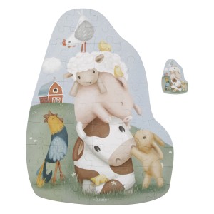 Puzzle mare de podea, Little Farm, culoare: Multicolor, dimensiune: 98x73 cm – fotografie produs