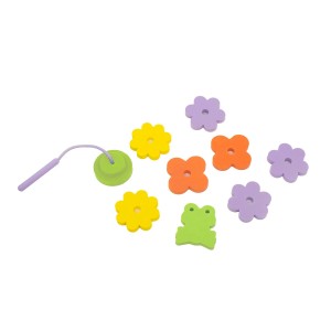 Joc de pescuit pentru baie, Iazul cu broscute, culoare: Multicolor, dimensiune: 18x12x4 cm – fotografie produs