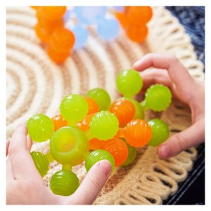 PolyForm Star, set 35 piese interconectabile, Guidecraft, culoare: Multicolor, dimensiune: 7x7x2 cm – fotografie produs