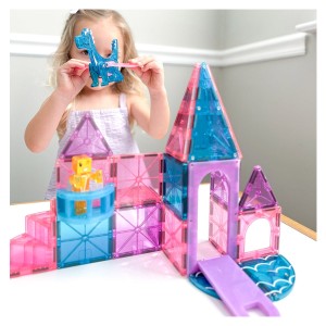 MAGNA-TILES Castle, 25 piese, culoare: Multicolor, dimensiune: 31x30x7 cm – fotografie produs