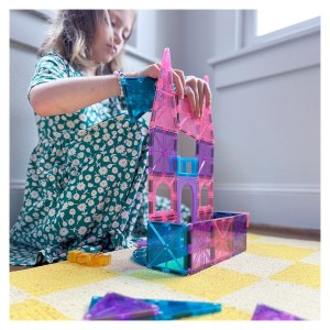 MAGNA-TILES Castle, 25 piese, culoare: Multicolor, dimensiune: 31x30x7 cm – fotografie produs