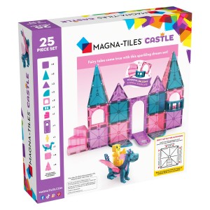MAGNA-TILES Castle, 25 piese, culoare: Multicolor, dimensiune: 31x30x7 cm – fotografie produs