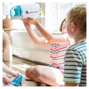 MAGNA-TILES Space, set magnetic, culoare: Multicolor, dimensiune: 31x30x12 cm – fotografie produs