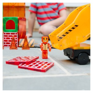 MAGNA-TILES Builder XL, 50 piese, culoare: Multicolor, dimensiune: 46x36x8 cm – fotografie produs