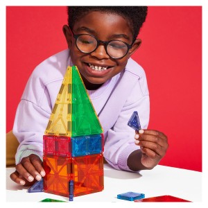 MAGNA-TILES Combo + microMAGS, 20 piese, culoare: Multicolor, dimensiune: 25x19x6 cm – fotografie produs