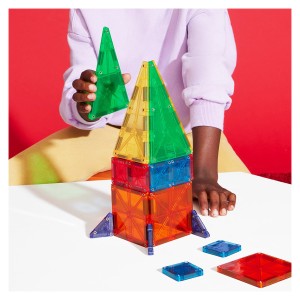 MAGNA-TILES Combo + microMAGS, 20 piese, culoare: Multicolor, dimensiune: 25x19x6 cm – fotografie produs