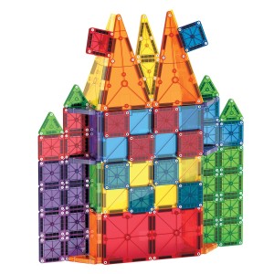 MAGNA-TILES Combo + microMAGS, 62 piese, culoare: Multicolor, dimensiune: 31x30x7 cm – fotografie produs