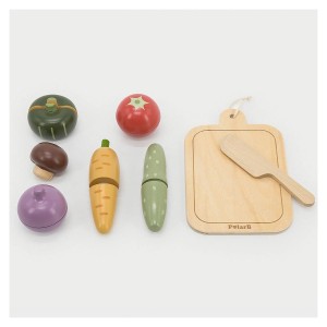 Legume feliabile din lemn, PolarB, culoare: Multicolor, dimensiune: 20x15x7 cm – fotografie produs