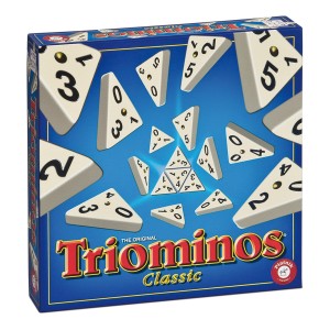 Triominos, háromszögű dominó játék, culoare: Multicolor, dimensiune: 27x27x5 cm – fotografie produs