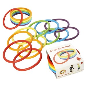 Inele de activitati motrice <br />GONGE (24 buc/6 culori) (GON2191)