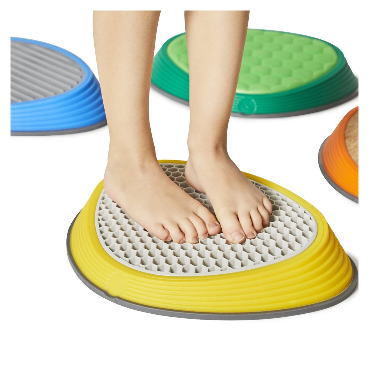 Pietre de rau tactile, GONGE Pietre de rau tactile, GONGE, culoare: Multicolor, dimensiune: 35x28x8 cm – fotografie produs