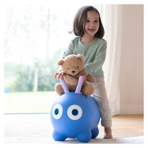 Skippi, prietenul gonflabil saltaret, albastru, culoare: Albastru, dimensiune: 35x46x25 cm – fotografie produs