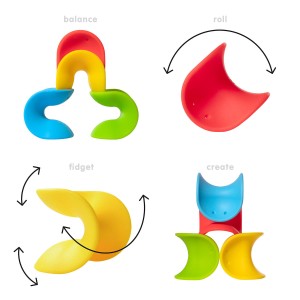 Ulu, set jucarii open-ended, MOLUK, culoare: Multicolor, dimensiune: 6x5x5 cm – fotografie produs