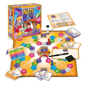 Party & Co Junior, rajzolós-mutogatós társasjáték, culoare: Multicolor, dimensiune: 27x27x6 cm – fotografie produs