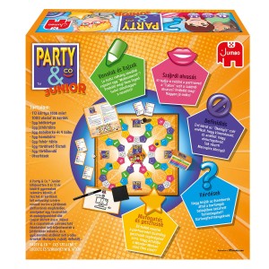 Party & Co Junior, rajzolós-mutogatós társasjáték, culoare: Multicolor, dimensiune: 27x27x6 cm – fotografie produs