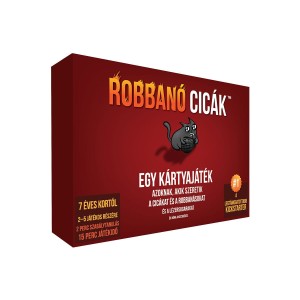 Robbanó cicák társasjáték, culoare: Multicolor, dimensiune: 16x11x4 cm – fotografie produs