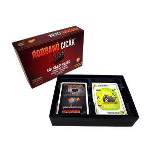 Robbanó cicák társasjáték, culoare: Multicolor, dimensiune: 16x11x4 cm – fotografie produs