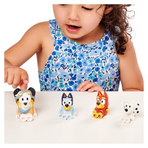 Bluey School, set figurine cu 4 piese, culoare: Multicolor, dimensiune: 5-7 cm – fotografie produs