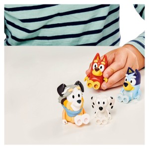 Bluey School, set figurine cu 4 piese, culoare: Multicolor, dimensiune: 5-7 cm – fotografie produs