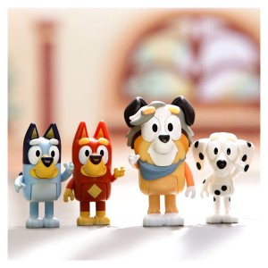 Bluey School, set figurine cu 4 piese, culoare: Multicolor, dimensiune: 5-7 cm – fotografie produs