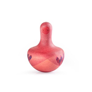 Chill pink bird, Grapat, culoare: Multicolor, dimensiune: 10x8x8 cm – fotografie produs