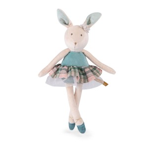 Balerina iepuras, papusa textila, Moulin Roty, culoare: Multicolor, dimensiune: 28 cm – fotografie produs