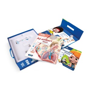 Tolki – Az emberi test szett, könyv + toll, culoare: Multicolor, dimensiune: 33x27x10 cm – fotografie produs