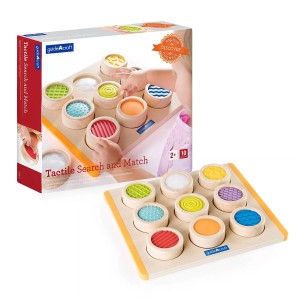 Cauta si potriveste, joc tactil de asociere, Guidecraft, culoare: Multicolor, dimensiune: 37x33x8 cm – fotografie produs
