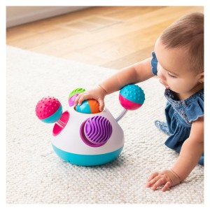 Joc tactil pentru bebelusi Klickity, Fat Brain Toys, culoare: Multicolor, dimensiune: 21x21x21 cm – fotografie produs