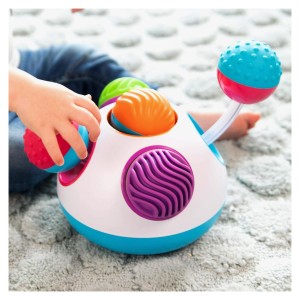 Joc tactil pentru bebelusi Klickity, Fat Brain Toys, culoare: Multicolor, dimensiune: 21x21x21 cm – fotografie produs