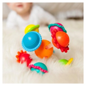 Jucarie senzoriala Wimzle, Fat Brain Toys, culoare: Multicolor, dimensiune: 16x16x16 cm – fotografie produs