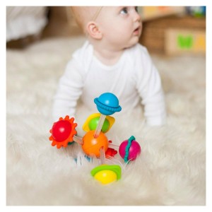 Jucarie senzoriala Wimzle, Fat Brain Toys, culoare: Multicolor, dimensiune: 16x16x16 cm – fotografie produs