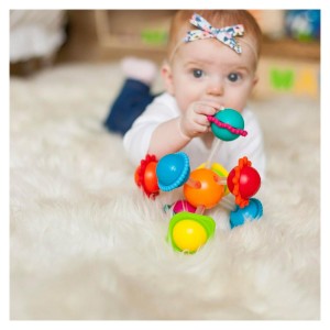 Jucarie senzoriala Wimzle, Fat Brain Toys, culoare: Multicolor, dimensiune: 16x16x16 cm – fotografie produs