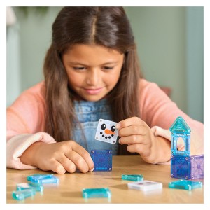 MAGNA-TILES Winter Wonder, Travel set, culoare: Multicolor, dimensiune: 19x9x2 cm – fotografie produs